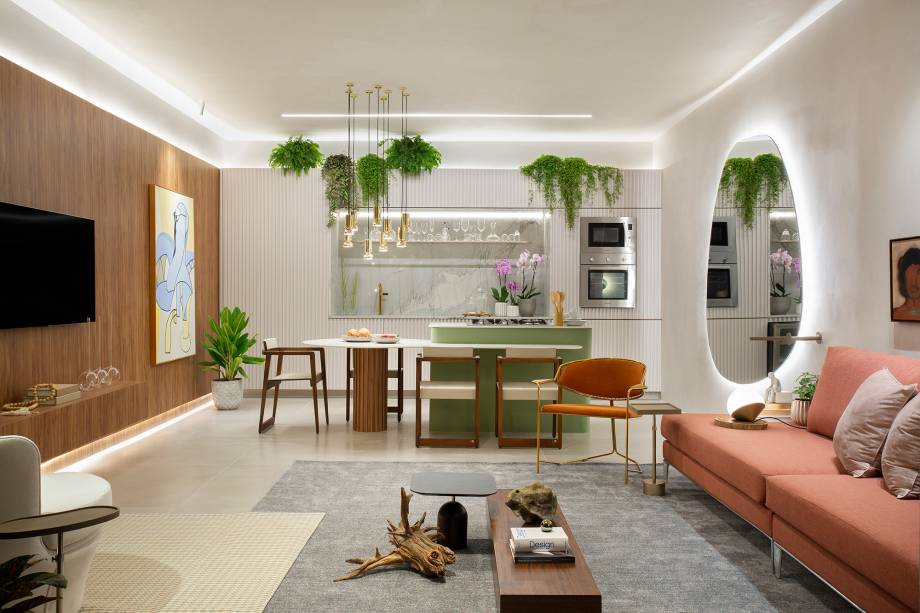 Living Afetividade. Giovanna Pitondo - CASACOR Ribeirão Preto 2021. Living Afetividade. Giovanna Pitondo - CASACOR Ribeirão Preto 2021.