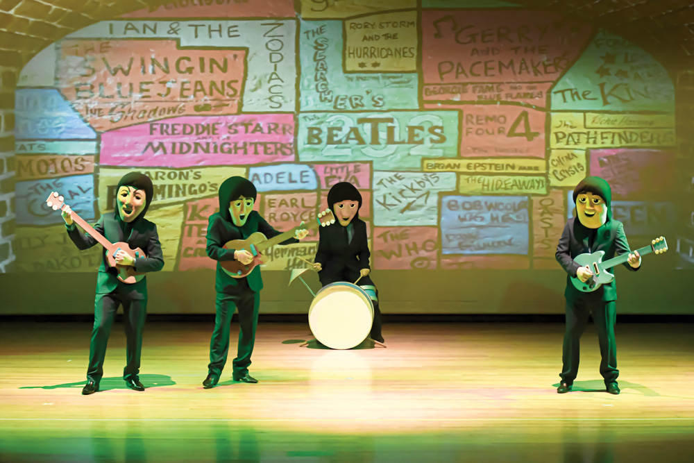 Banda cover viaja ao mundo dos cartoons dos Beatles em show infantil