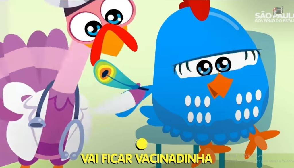 Doria escala Galinha Pintadinha para turbinar vacinação infantil; confira