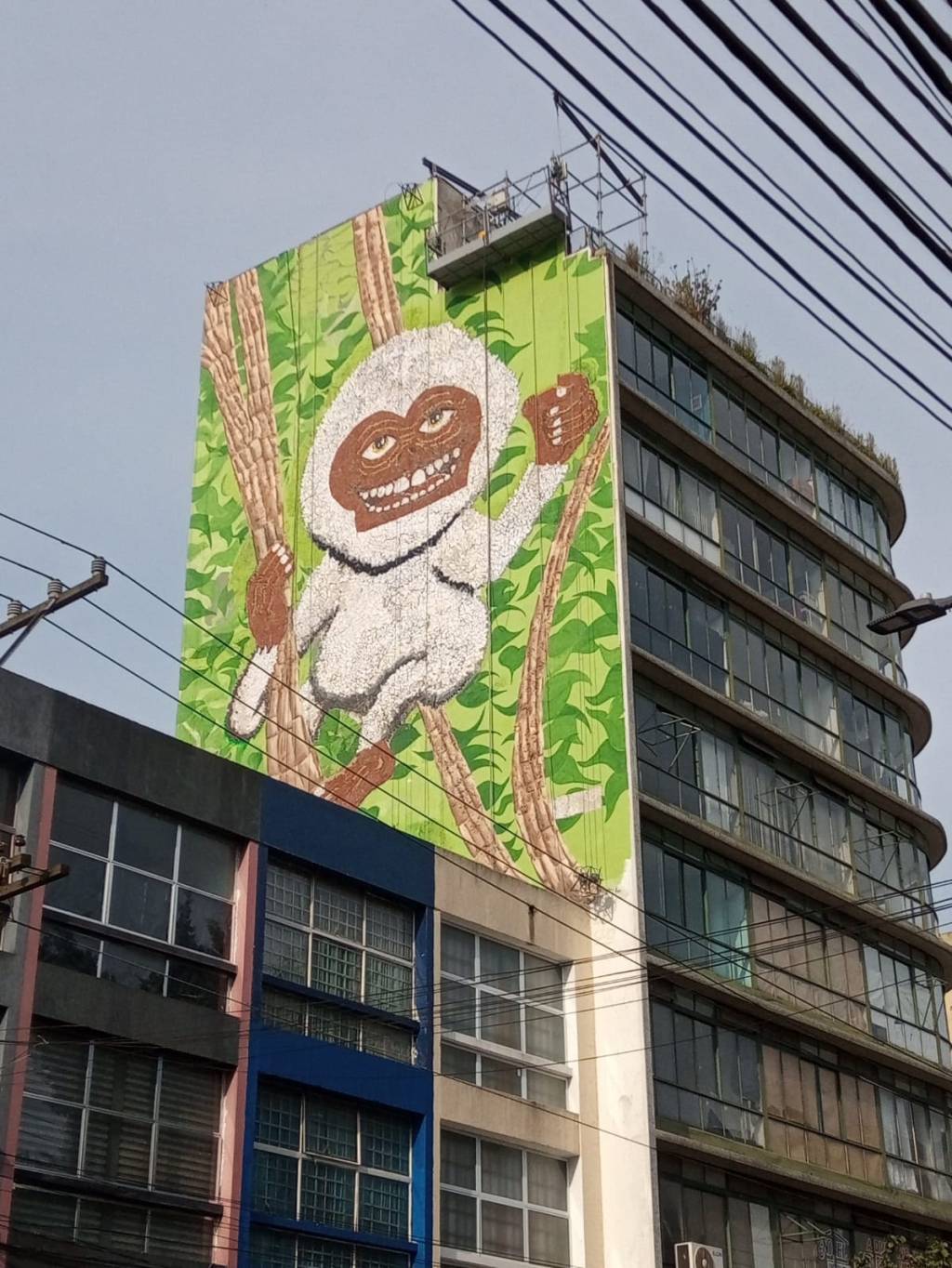 Bairro do Brás ganha mural com mosaico gigante