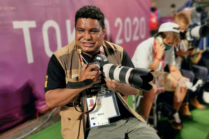 João Maia, o primeiro fotógrafo cego a cobrir duas Paralimpíadas