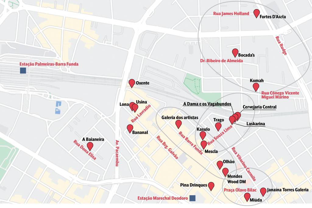 mapinha Mapa da Barra Funda.