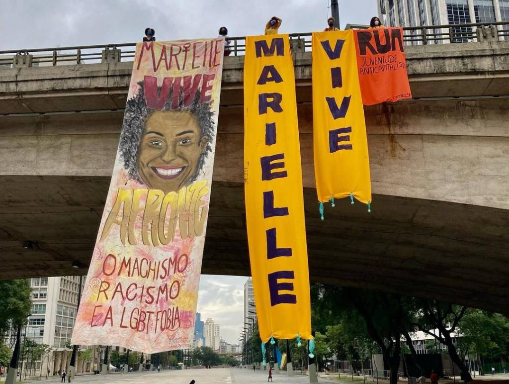 Marielle Franco é homenageada em São Paulo 4 anos após assassinato