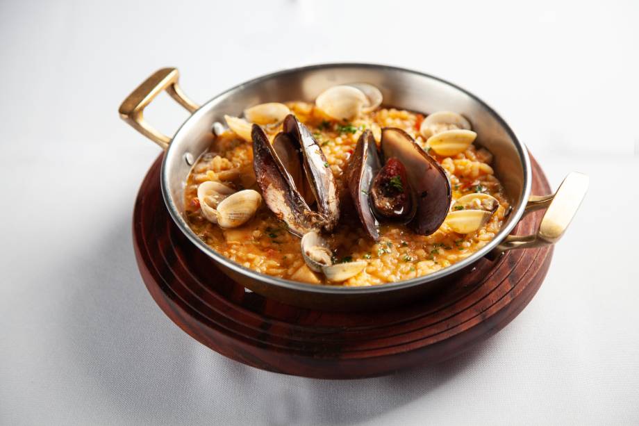 Arroz de mariscos: boa opção de prato