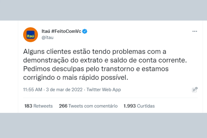 Clientes do Itaú relatam contas zeradas, saques e entradas desconhecidas