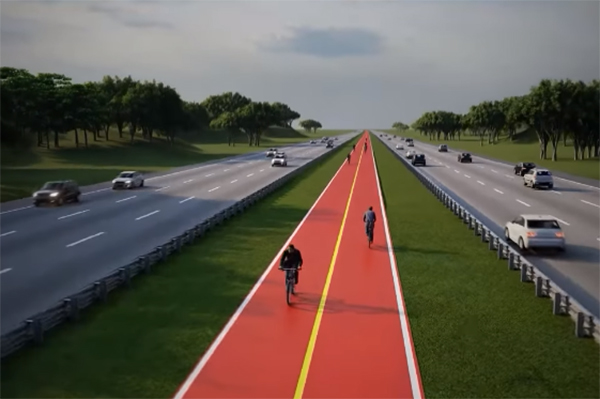 Ciclovia na Bandeirantes: governo anuncia projeto com 57 km de extensão