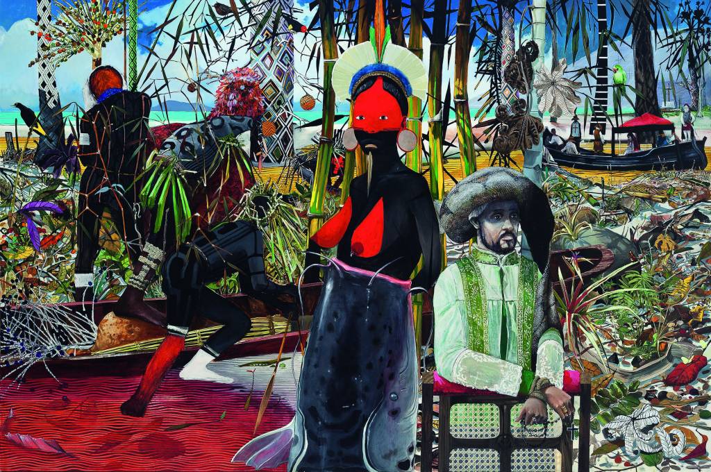 Em “A Mesma História Nunca é a Mesma”, você se sente dentro da pintura