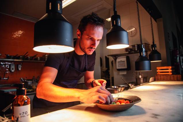 David Kasparian: chef em ação David Kasparian: chef em ação