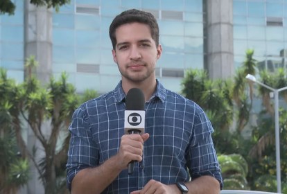 Gabriel Luiz, repórter da TV Globo em Brasília