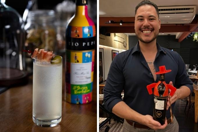 Aprenda a fazer o drinque do bartender premiado no Tio Pepe Challenge Brasil 2022