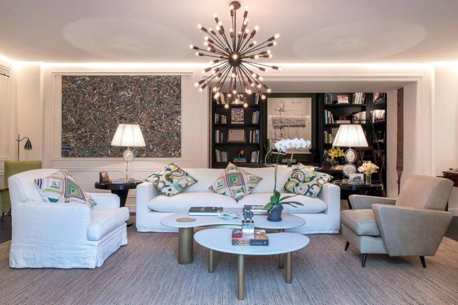 Rosa May Sampaio - Sala Biblioteca. CASACOR São Paulo 2018. Rosa May Sampaio - Sala Biblioteca. CASACOR São Paulo 2018.