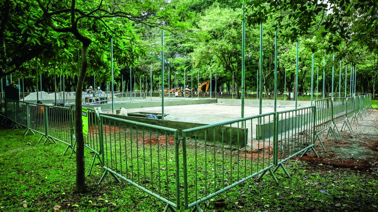 Quadras em reforma do Pq do Ibirapuera
