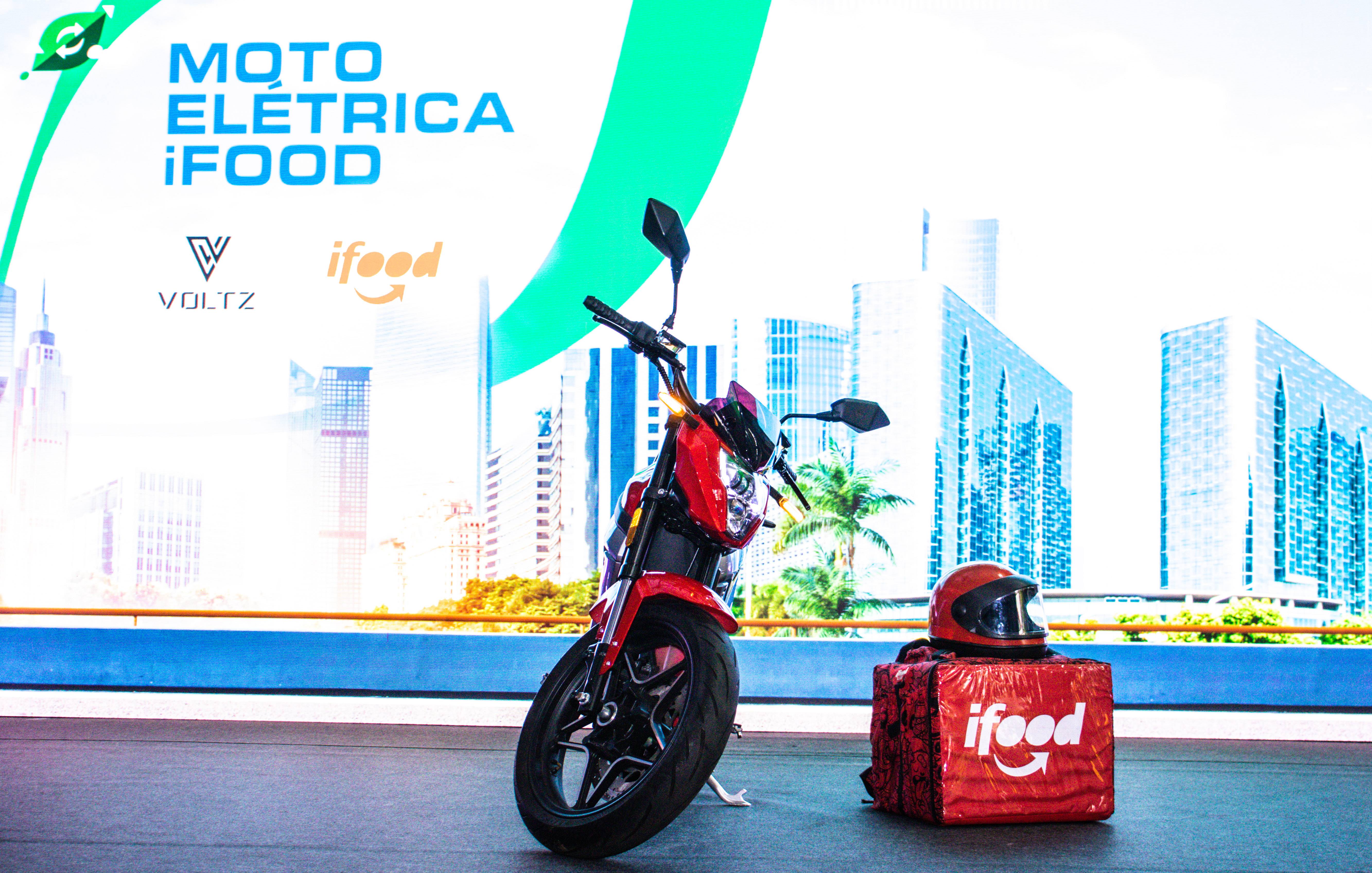 iFood lança moto elétrica exclusiva com preço menor a entregadores