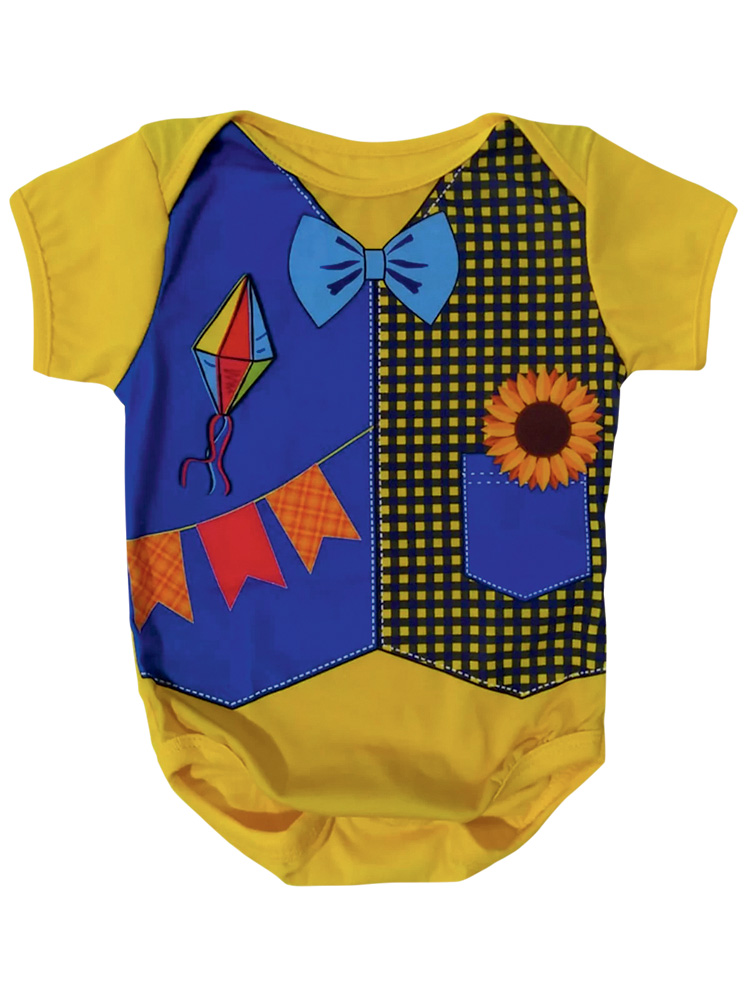 Body junino para beb&ecirc;s