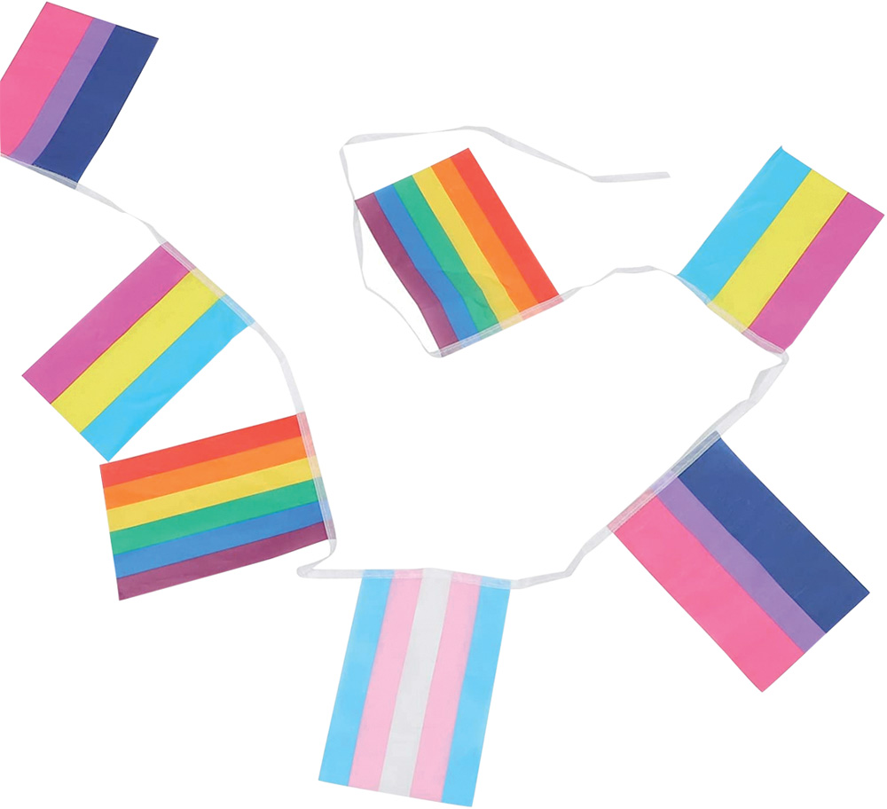 Corda com bandeiras LGBTQIA+