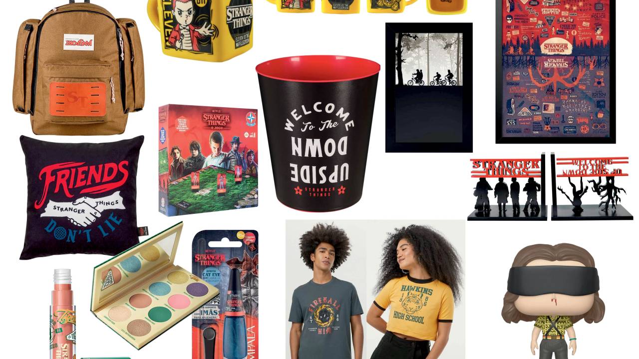 produtos de Stranger Things