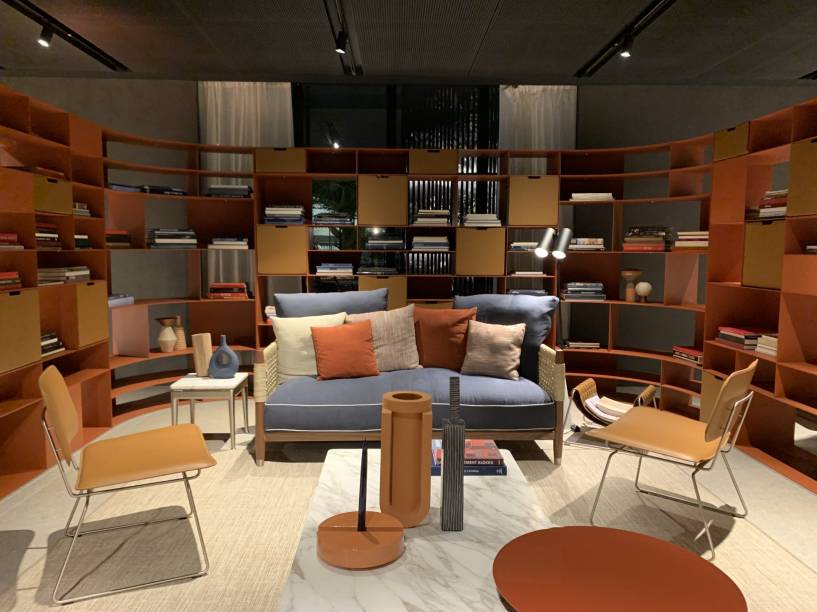 Espa&ccedil;o da Flexform no Salão do Móvel de Milão 2022.