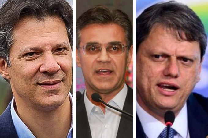 Pesquisa Ipec em São Paulo: Haddad tem 36%, Tarcísio, 21%, Rodrigo, 14%