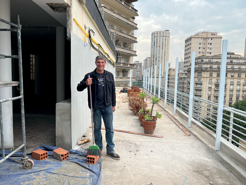 Apartamento vizinho ao restaurante Esther Rooftop sediará espaço de eventos