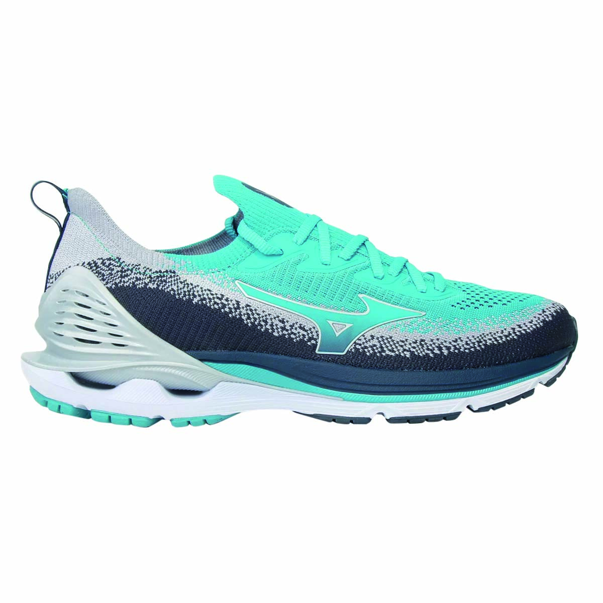 T&ecirc;nis de corrida masculino da Mizuno em tons de azul