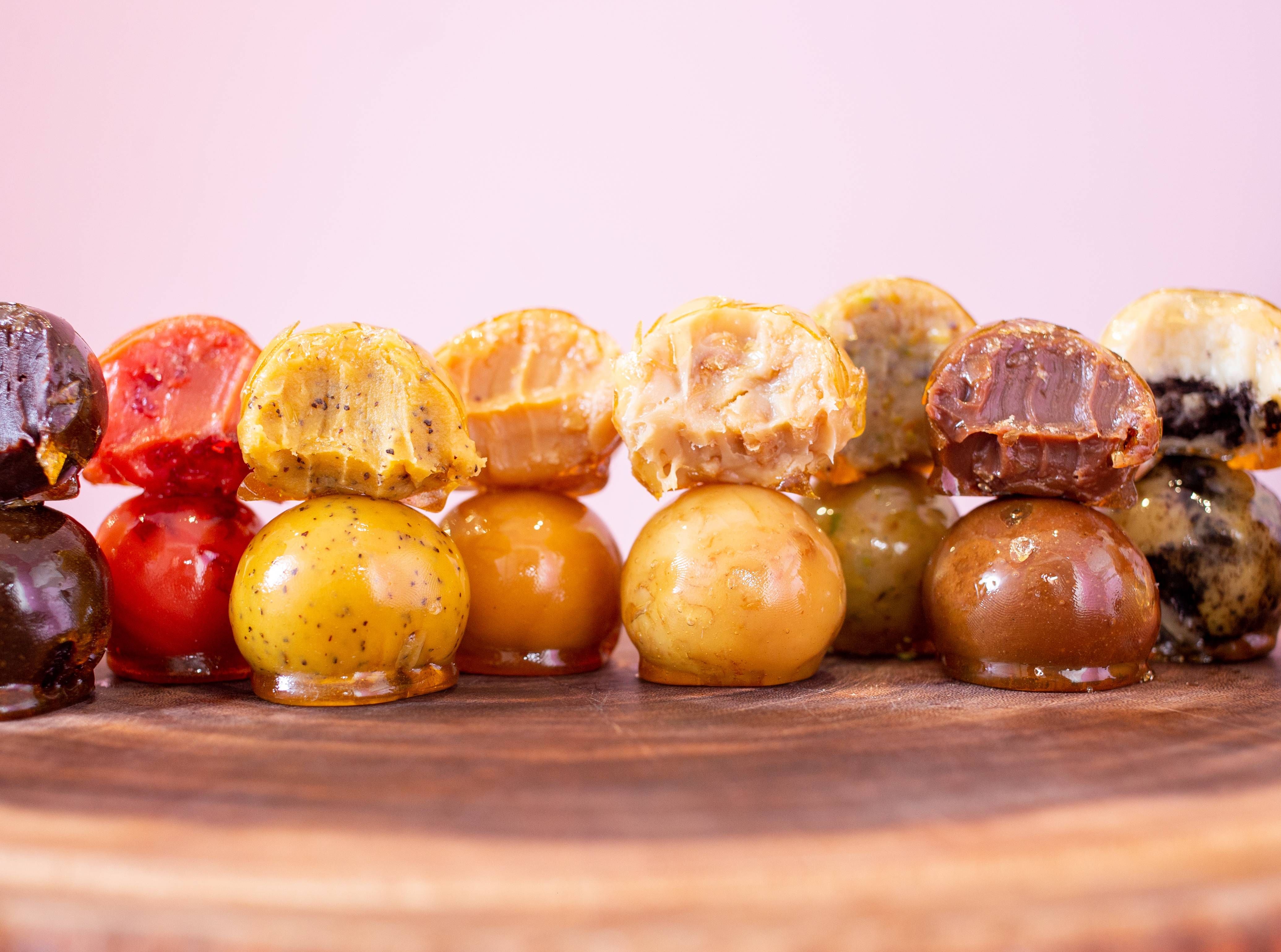 Uma loja só de balas carameladas com gostinho de infância