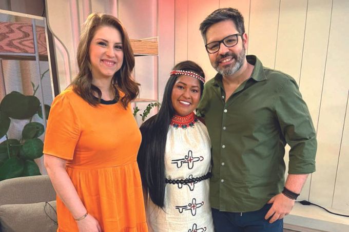 Juliana Rosa estreia programa de entrevistas com o marido, Nando Monteiro
