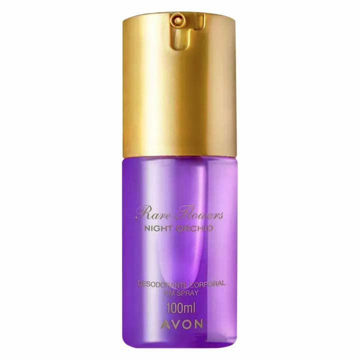 Frasco de desodorante cil&iacute;ndrico lil&aacute;s com tampa dourada