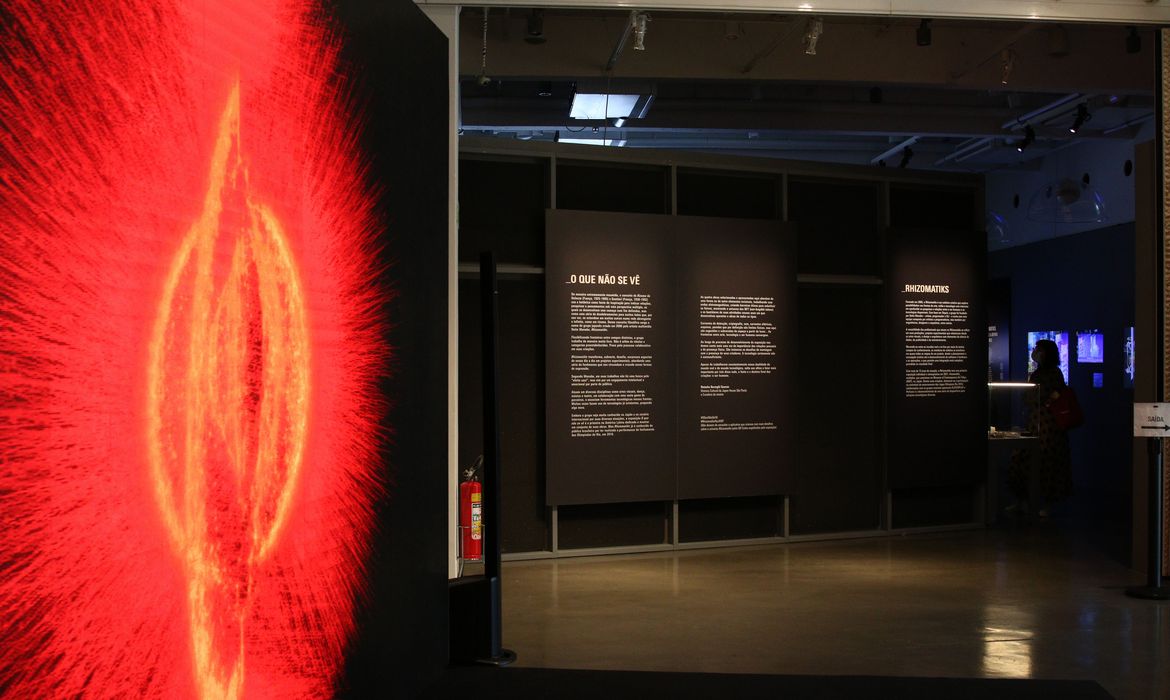 A imagem mostra exposição na Japan House