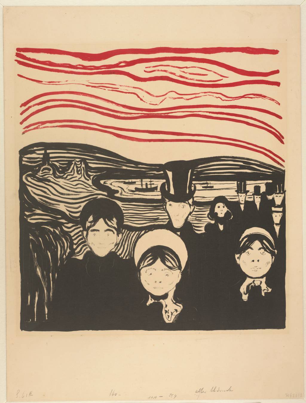DG1914_254 Medo (1896), de Edvard Munch