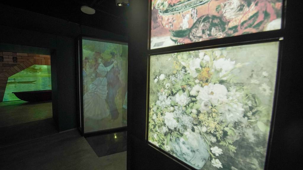 Pintor impressionista Renoir ganha exposição imersiva em shopping