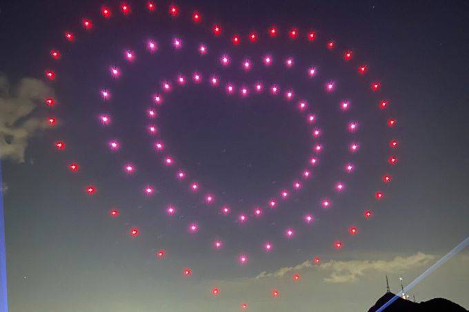 Prefeitura quer criar espetáculo de luzes com mil drones