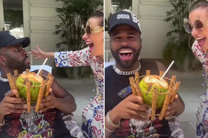 Narcisa dá susto em Jason Derulo em hotel antes de show no Rock in Rio