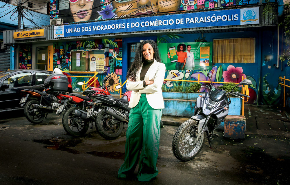 Flávia Rodrigues é a nova líder da associação de moradores de Paraisópolis