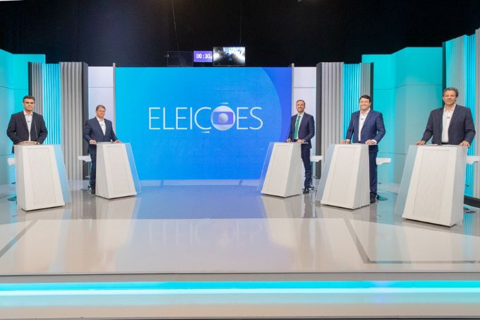 Isolamento de Rodrigo e dobradinhas de rivais marcam debate na TV Globo