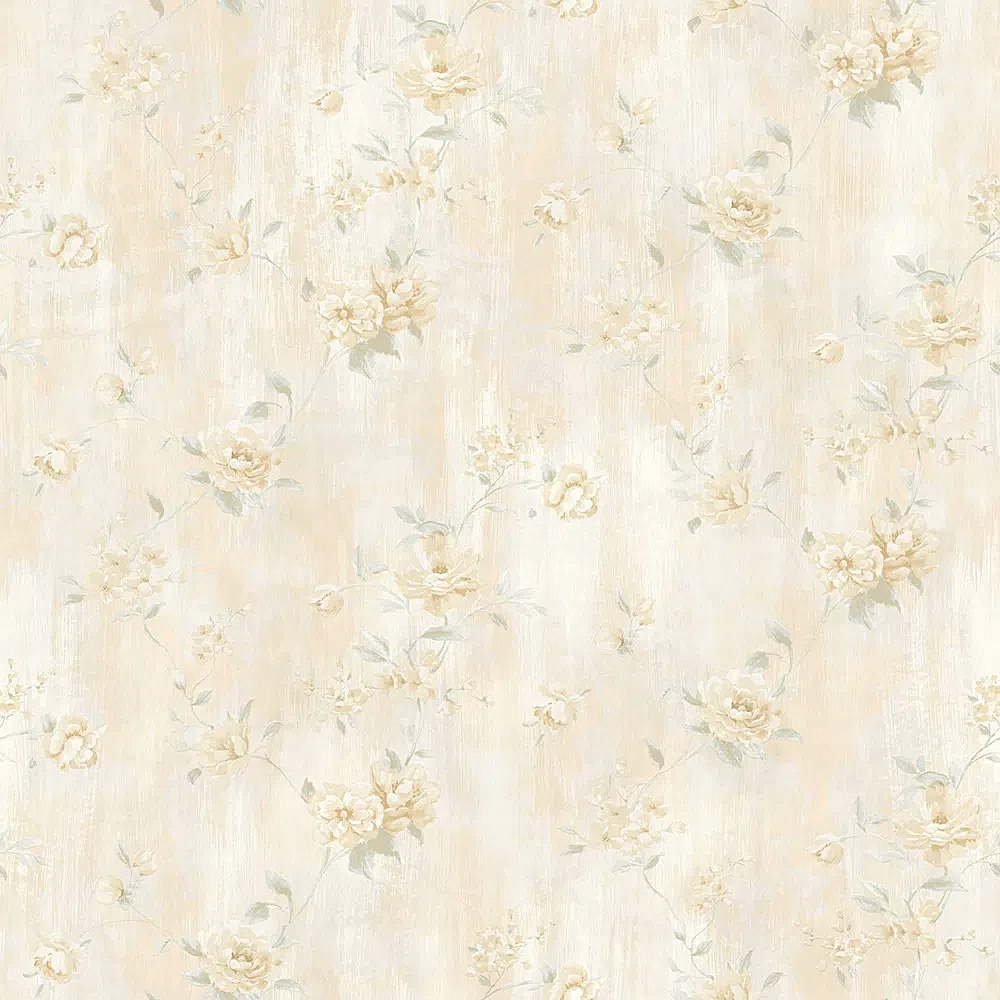 Imagem mostra papel de parede de flores