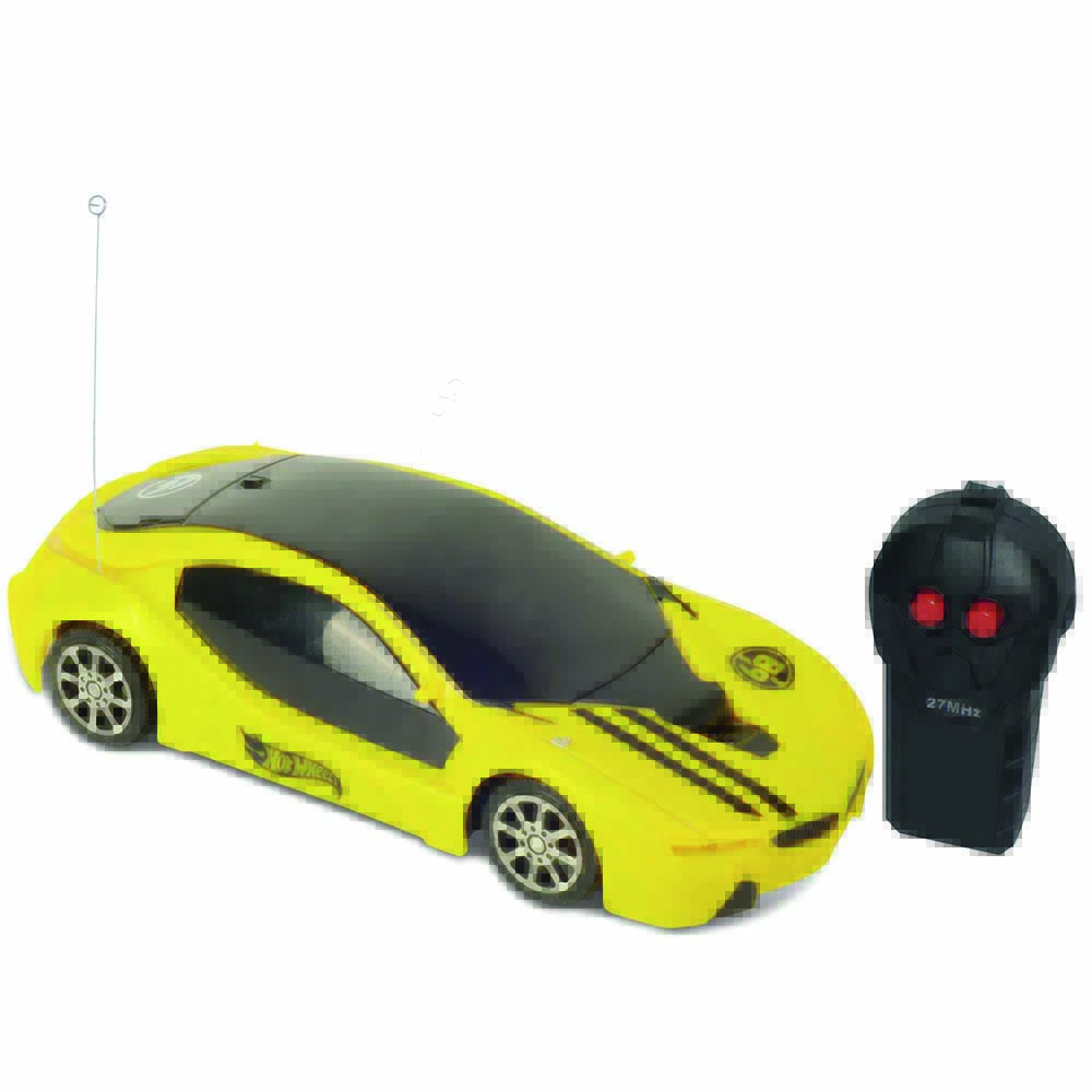 Carrinho de controle remoto.jpg Carrinho de controle remoto amarelo