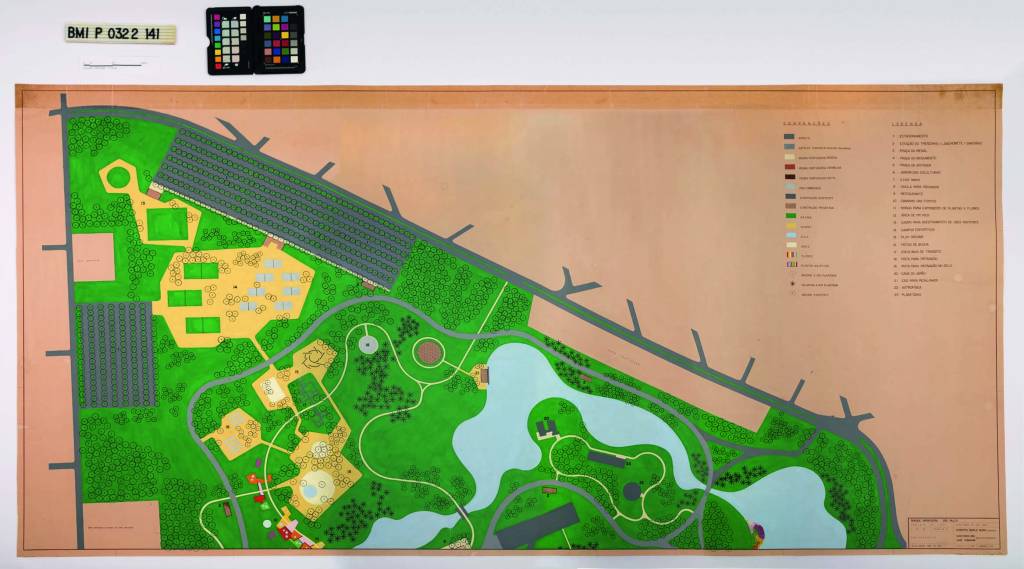 Mostra reúne projetos de Burle Marx para SP que nunca saíram do papel