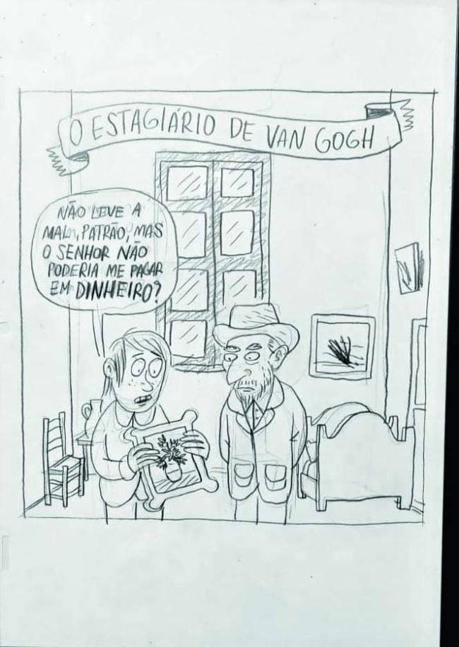 Vida de Estagiário 02.jpg Tira da série
