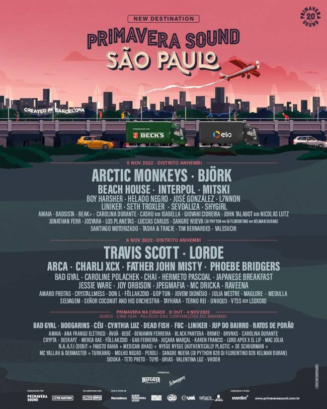Line-up atualizado do Primavera Sound Line-up atualizado do Primavera Sound