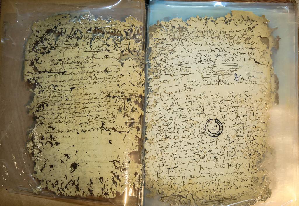 Arquivo Público do Estado de São Paulo Documento mais antigo do Arquivo Público do estado.