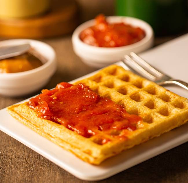 Formaggio Mineiro – waffle de pão de queijo com harmonizações (1) Divulgação