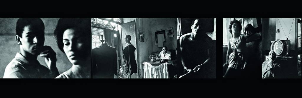Ver a Vida com Verger por Maureen Bisilliat Imagem em preto e branco mostra um homem olhando para uma mulher