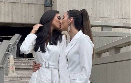 Miss Argentina e Miss Porto Rico se casam após namoro em segredo