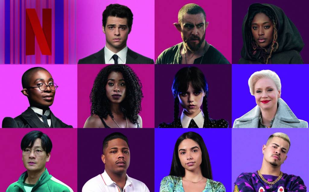 NETFLIX – CCXP 2022 – Cr. COURTESY OF NETFLIX © 2022 Personagens de várias séries da Netflix
