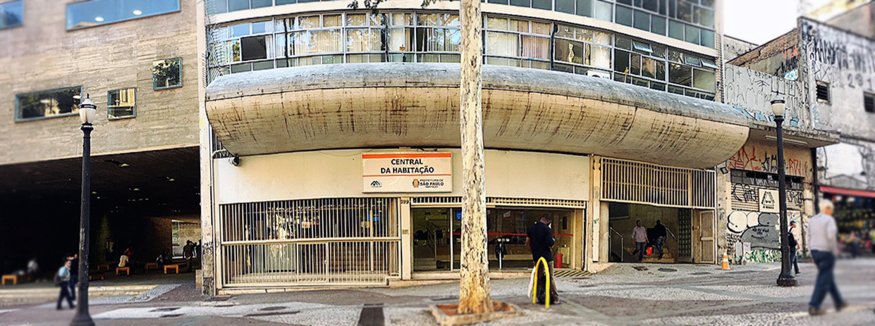 Fachada da Cohab na Avenida São João