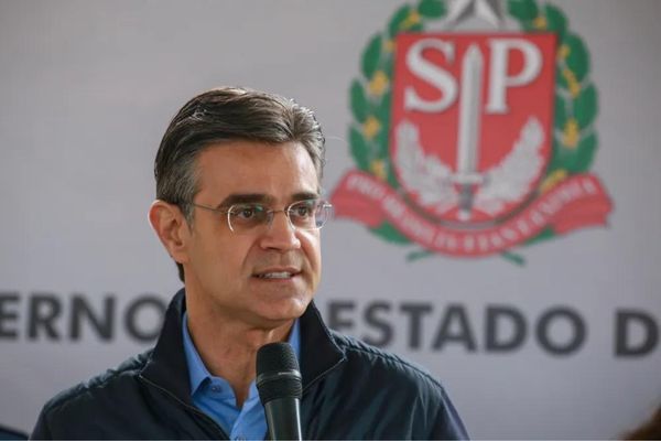 O governador do estado de São Paulo, Rodrigo Garcia (PSDB)