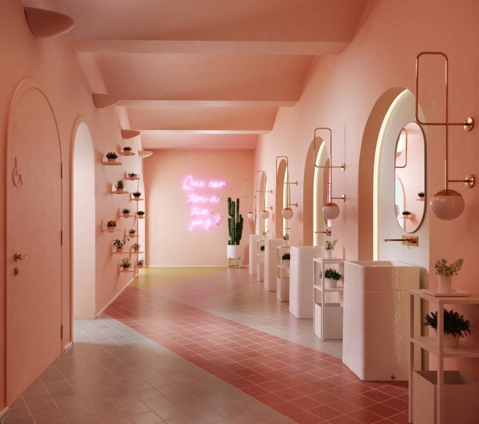 Lavabo Tri Suave, por Marilia Zimmermman - CASACOR Rio Grande do Sul 2019. Lavabo Tri Suave, por Marilia Zimmermman - CASACOR Rio Grande do Sul 2019.