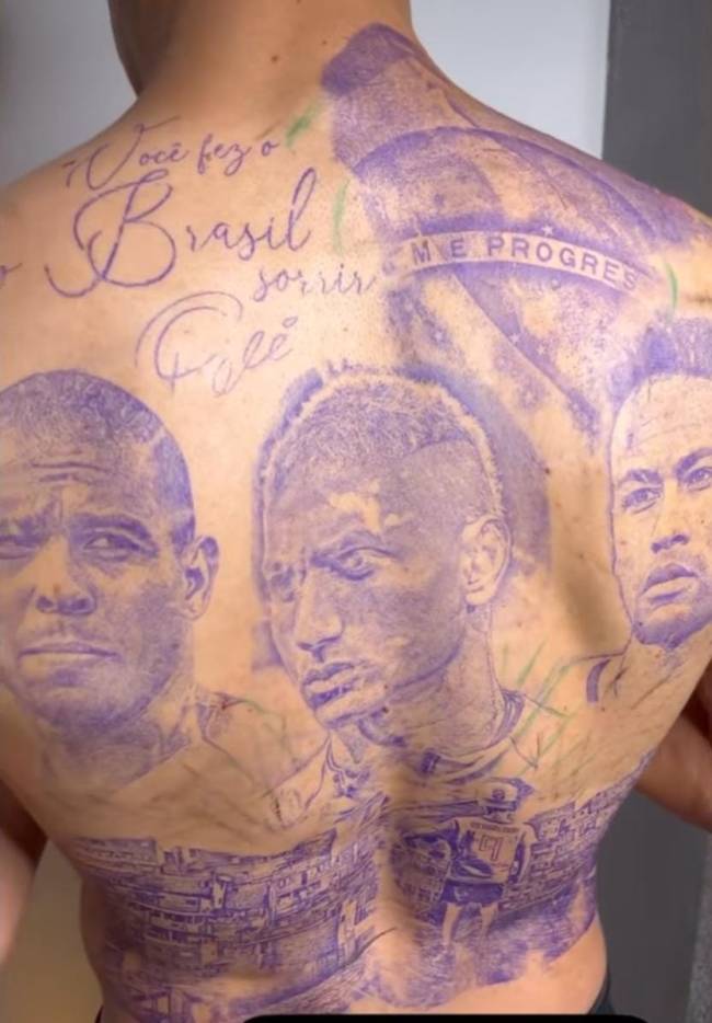 Nova tatuagem de Richarlison Nova tatuagem de Richarlison