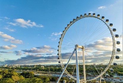 Maior roda-gigante da América Latina inaugura em São Paulo