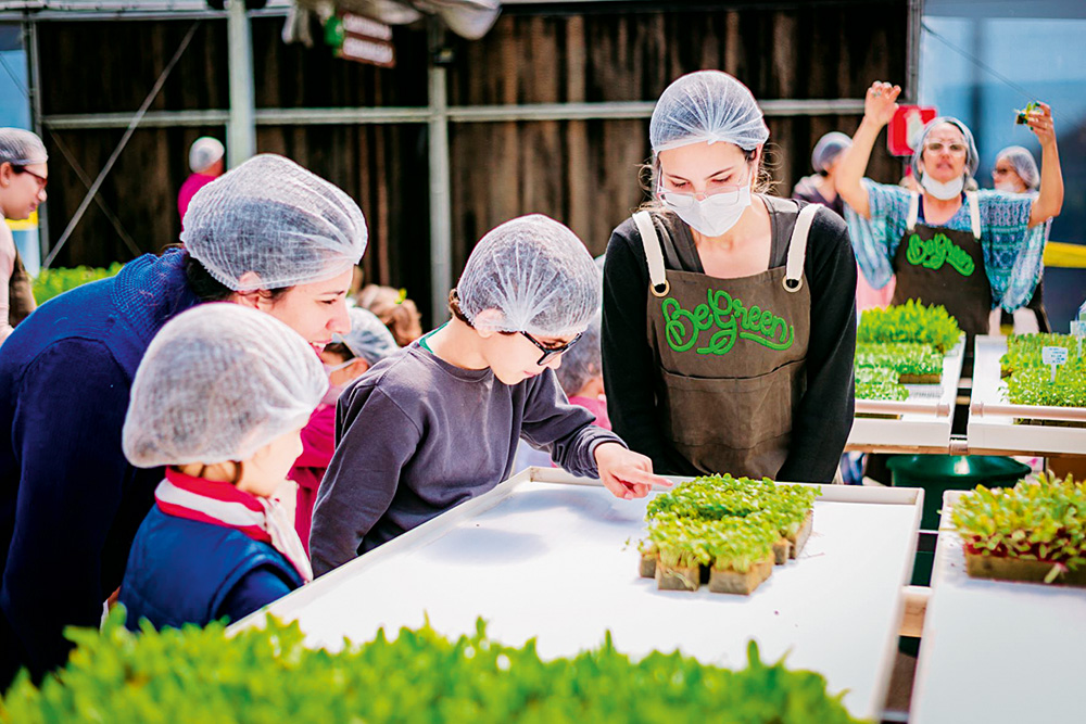 Férias na fazenda urbana BeGreen tem oficinas de horta e visita guiada